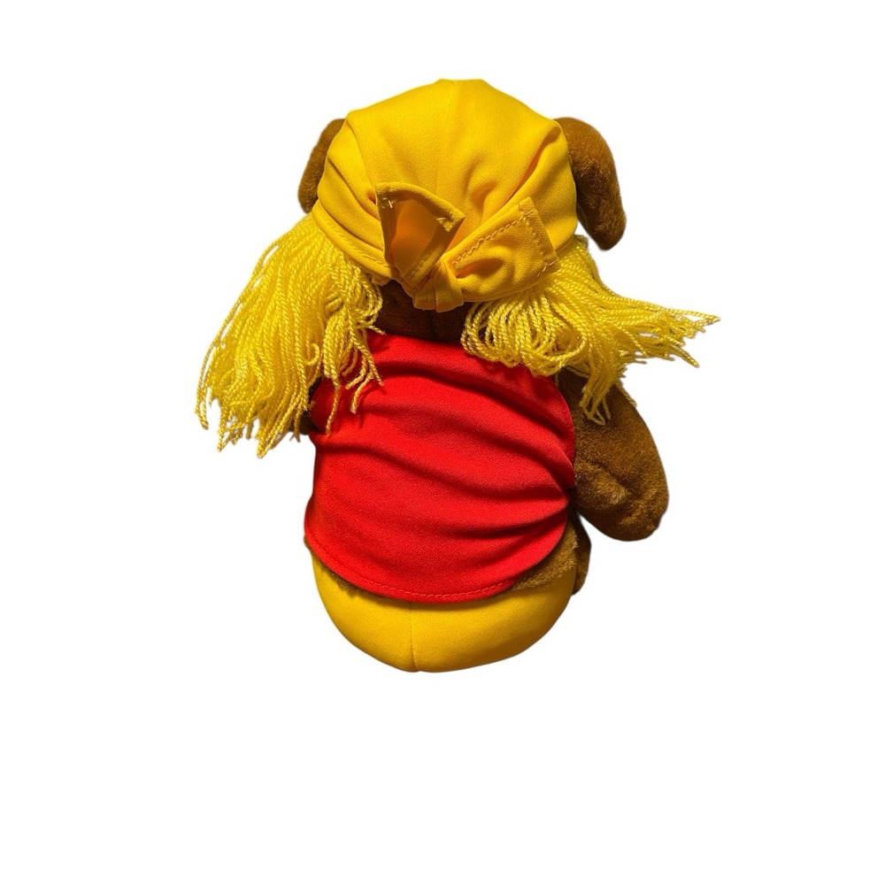 WWE WWF RARE HULK HOGAN PLUSH BULLDOG 2002 Hulk Still Rules Hulkamania - Picture 3 of 6